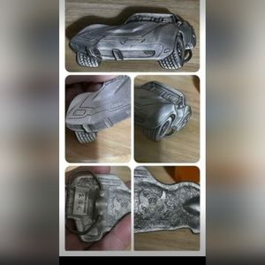 VINTAGE 1979 CHEVROLET CORVETTE STING RAY BELT BUCKLE